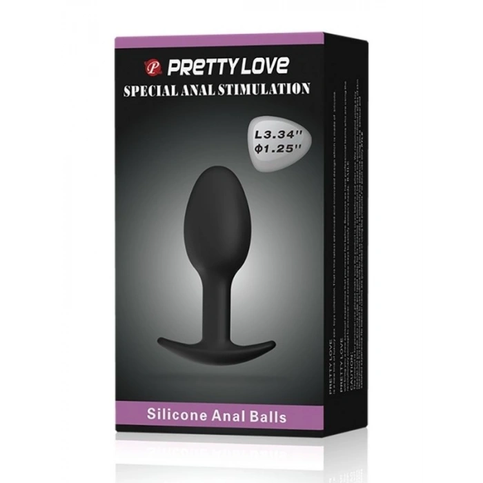 Nevamel® Special Anal Stimulation İçi Ağırlıklı Top Olan Anal Plug Tıkaç