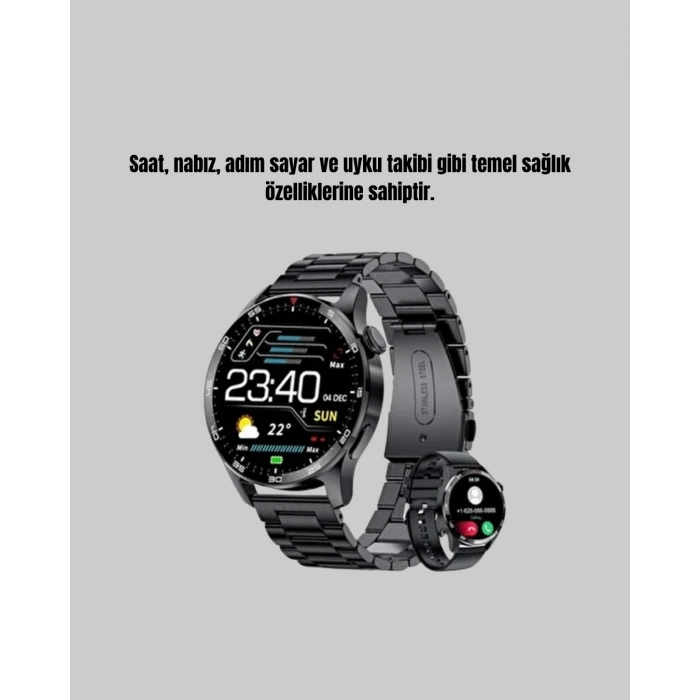 Nevamel Spor ve Sağlık Takip Özellikli Akıllı Saat – Kalp Atış Uyku ve Adım Ölçer Fonksiyonlu