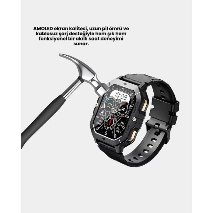 Nevamel® SQ-18 AMOLED Akıllı Saat