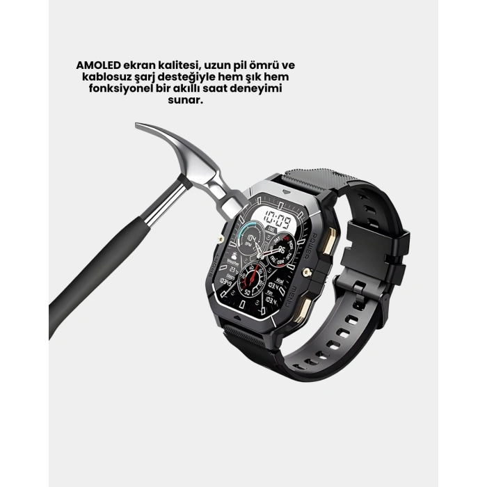 Nevamel® SQ-18 AMOLED Akıllı Saat