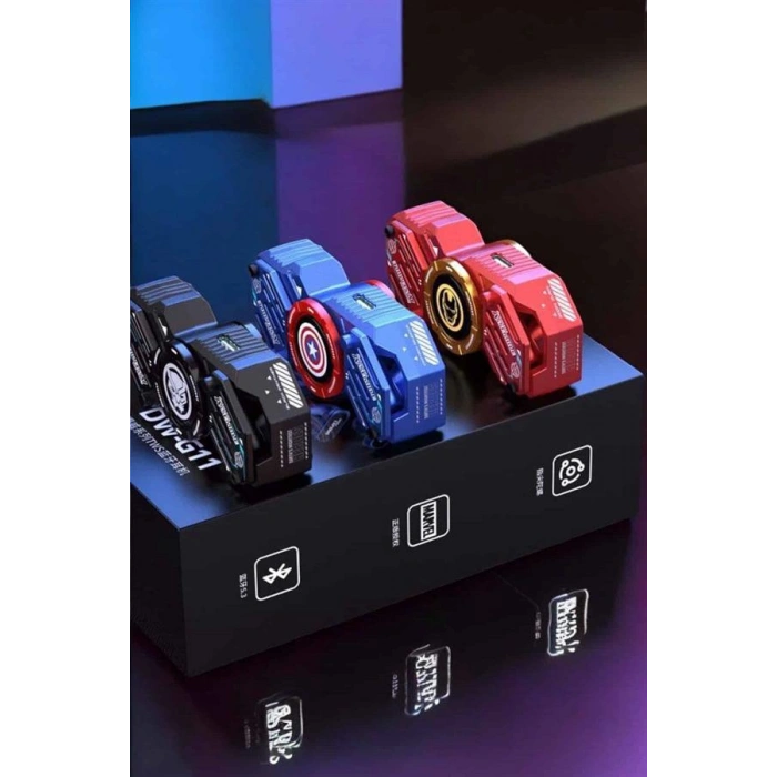 Nevamel® Stres Çarklı Bluetooth Kulaklık Kablosuz Kırmızı Yüksek Ses Kaliteli