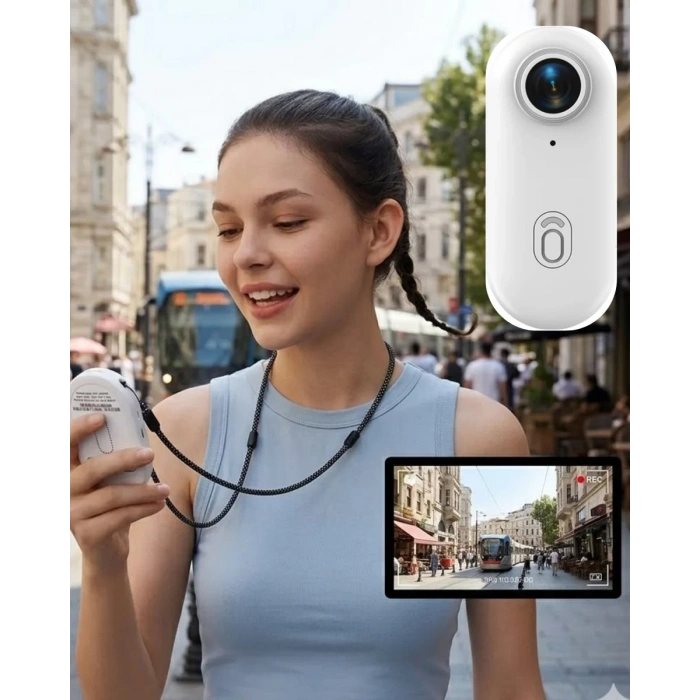 Nevamel® Su Altı Çekim Yapabilen Mini Kamera 30 Metre Waterproof WiFi Bağlantılı