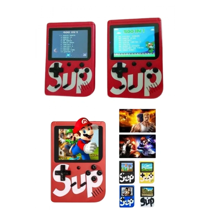 Nevamel Sup Atari Retro 400 Nostalji Oyunlu Mini Atari Taşınabilir Oyun Konsolu