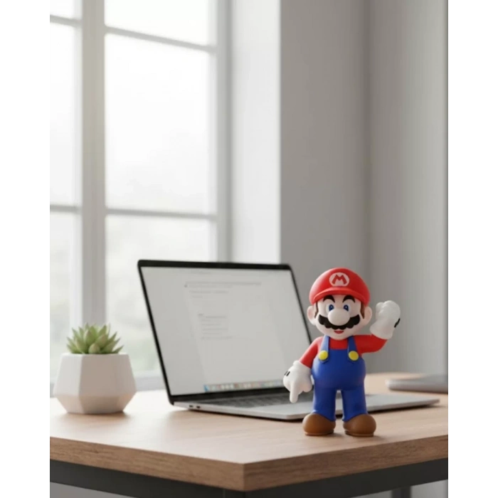 Nevamel® Süper Mario Dekor Figür Şık ve Eğlenceli Oyun Temalı Biblo