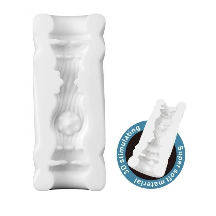 Nevamel® Super Soft Material 3D Stimulating Jade Kola Kutusu Şeklinde Mastürbatör