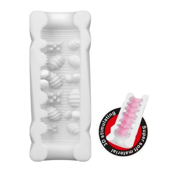 Nevamel® Super Soft Material 3D Stimulating Kiko Kola Kutusu Şeklinde Mastürbatör