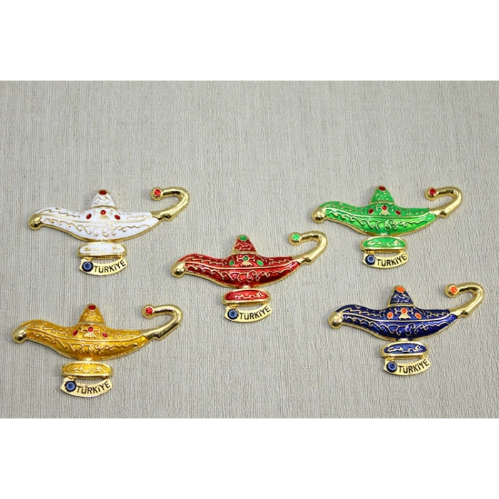 Nevamel® Swarovski Taşlı Alaaddinin Sihirli Lambası Magnet
