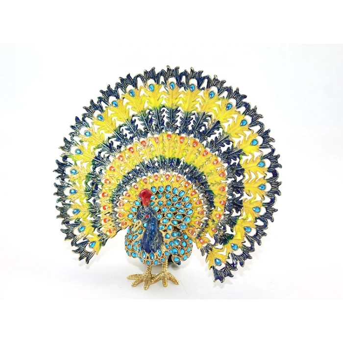 Nevamel Swarovski Taşlı Tavuskuşu Model 7