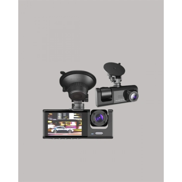 Nevamel TA-01 3 Kameralı 1080P Araç Kamerası Siyah