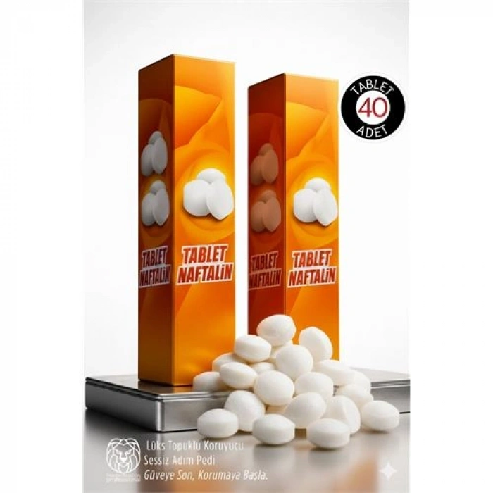 Nevamel® Tablet Naftalin: Güvelere Karşı Kesin Çözüm Gardıroplarınızın Koruyucu Kalkanı 40 Adet