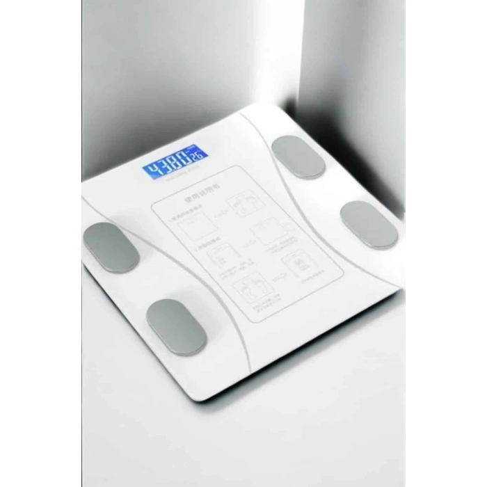 Nevamel Tartı Baskül Dijital Elektronik Tartı Vücut Analiz Wifi Akıllı Yağ Ölçer