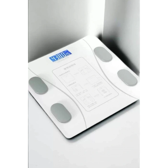 Nevamel® Tartı Baskül Dijital Elektronik Tartı Vücut Analiz Wifi Akıllı Yağ Ölçer