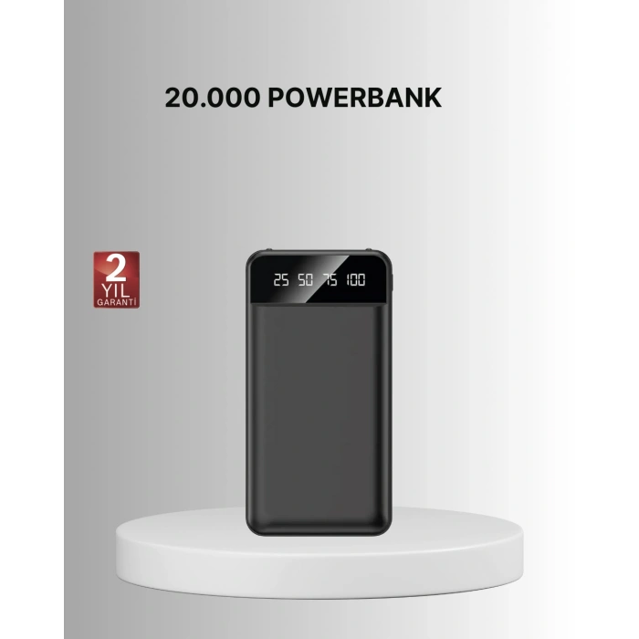 Nevamel Taşınabilir 20.000 mAh Hızlı Şarj Powerbank 4 Çıkışlı