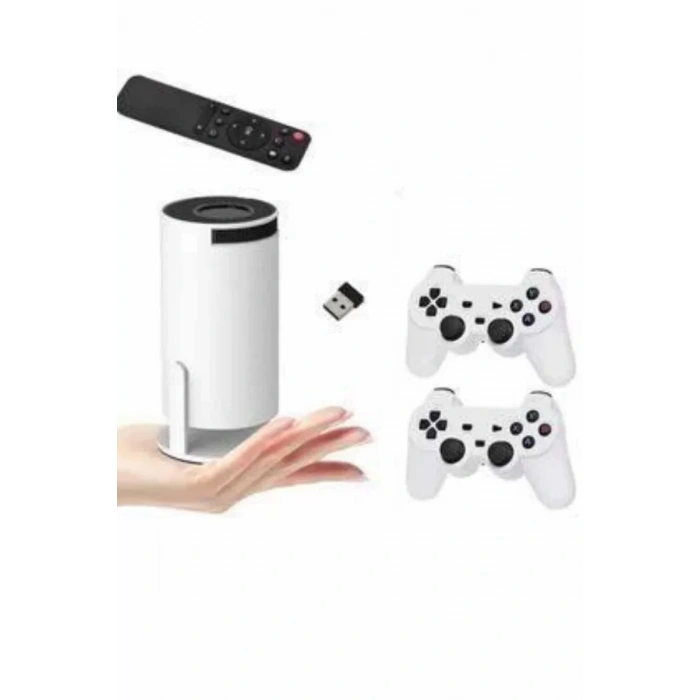 Nevamel® Taşınabilir Android Projeksiyon Ayaklı Çift Kollu 4K Çözünürlüklü Sinema Projeksiyonu