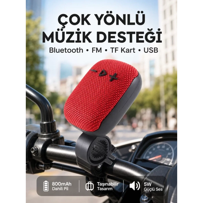 Nevamel® Taşınabilir Bluetooth Hoparlör 800mAh Uzun Pil Ömrü