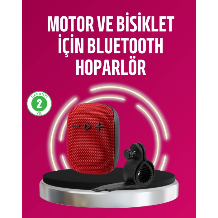Nevamel Taşınabilir Bluetooth Hoparlör Suya Dayanıklı Kumaş Kaplama