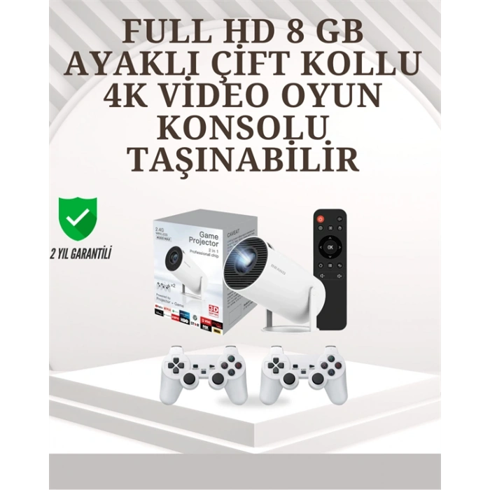Nevamel Taşınabilir Çok Fonksiyonlu Projeksiyon – Oyun Sunum Netflix ve Eğitim İçin