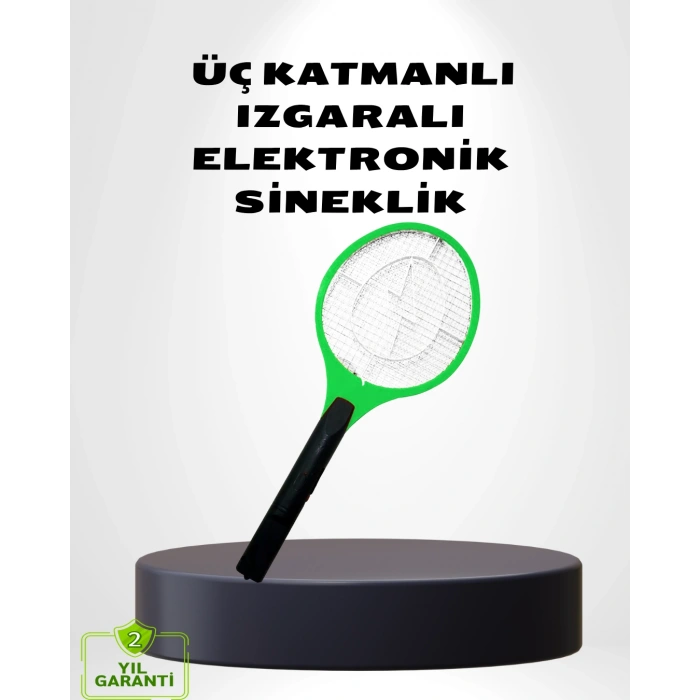 Nevamel® Taşınabilir Elektronik Sineklik – Üç Katmanlı Güvenli Izgara ve Kimyasız Koruma