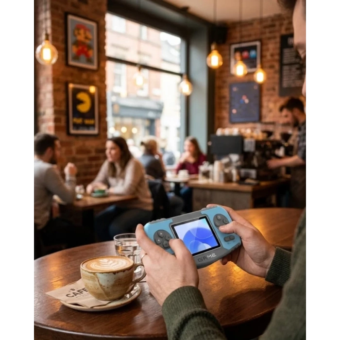 Nevamel® Taşınabilir Game Console Dahili Oyunlu TV Bağlantılı Şarjlı Retro Oyun Konsolu