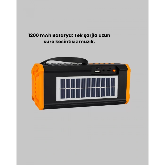 Nevamel® Taşınabilir J-IPOX P520 1200 mAh Bluetooth Hoparlör Mikrofonlu Yeni Nesil