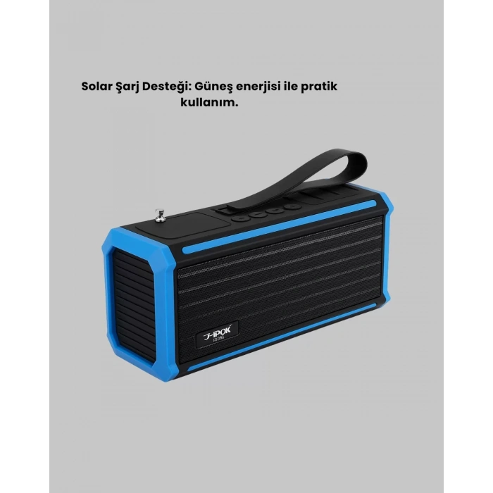 Nevamel® Taşınabilir J-IPOX P520 1200 mAh Bluetooth Hoparlör Mikrofonlu Yeni Nesil