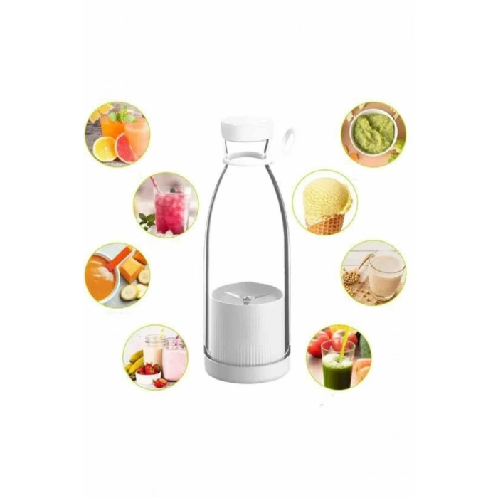 Nevamel Taşınabilir Kablosuz Şarjlı Kişisel Smoothie El Blender Mini Meyve Sıkacağı