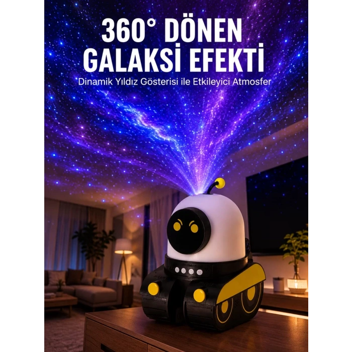 Nevamel® Taşınabilir Lityum Bataryalı Led Gece Lambası ve Projektör Yeni Nesil