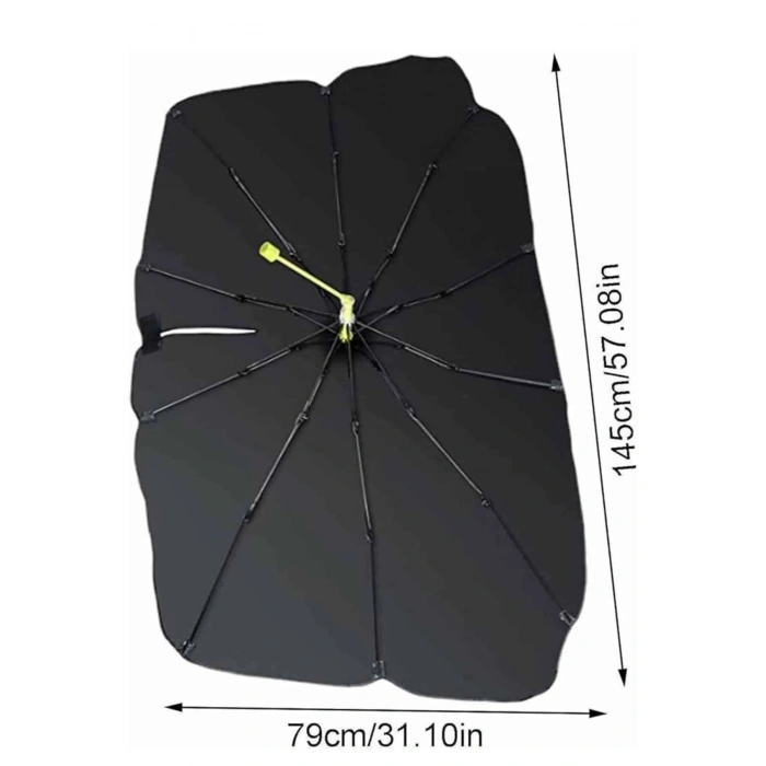Nevamel Taşınabilir Oto Cam Güneşliği Katlanabilir Tüm Araçlara Uyumlu Güneş Gölge Koruyucu