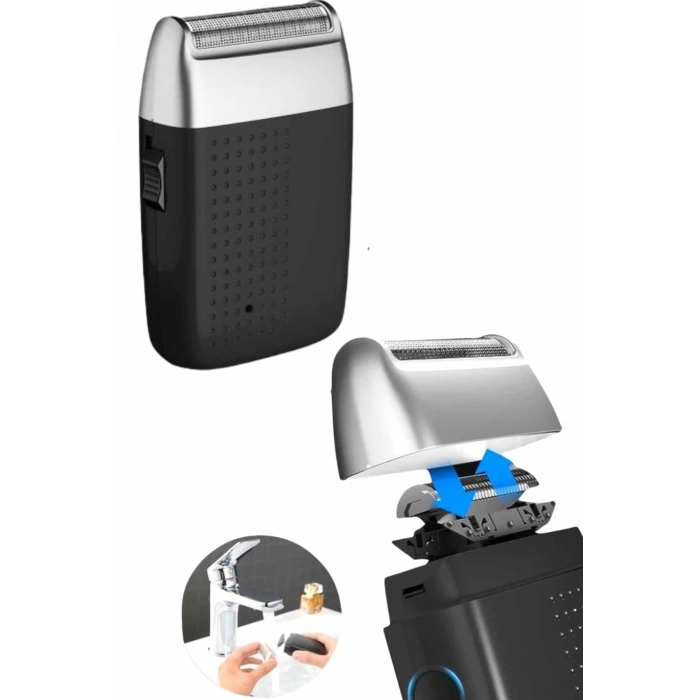 Nevamel Taşınabilir Şarjlı Kablosuz Mini Tıraş Makinesi Sinek Kaydı Tıraş