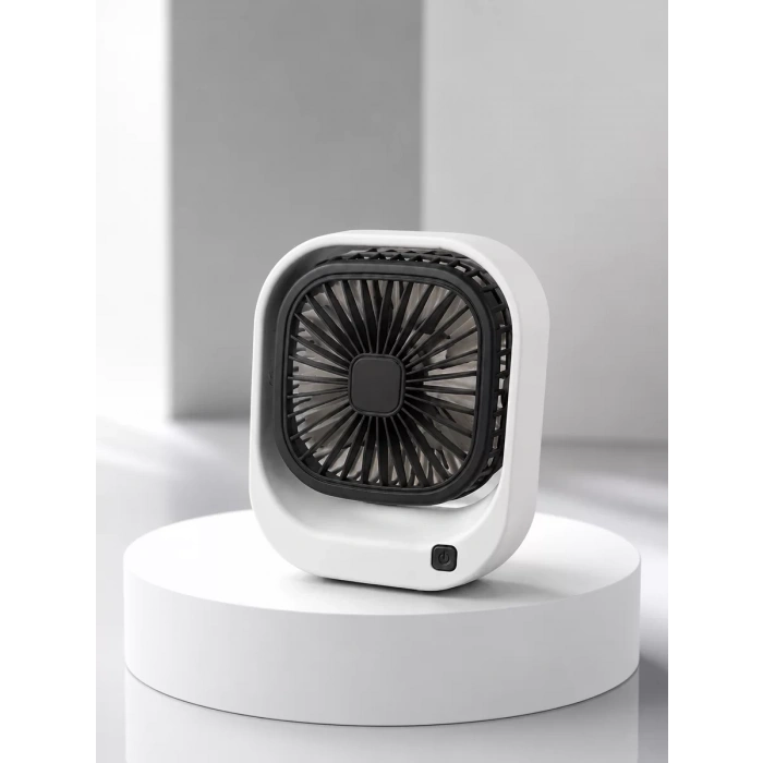 Nevamel® Taşınabilir Şarjlı Masa Fanı Sessiz ve Güçlü Fan Sistemli