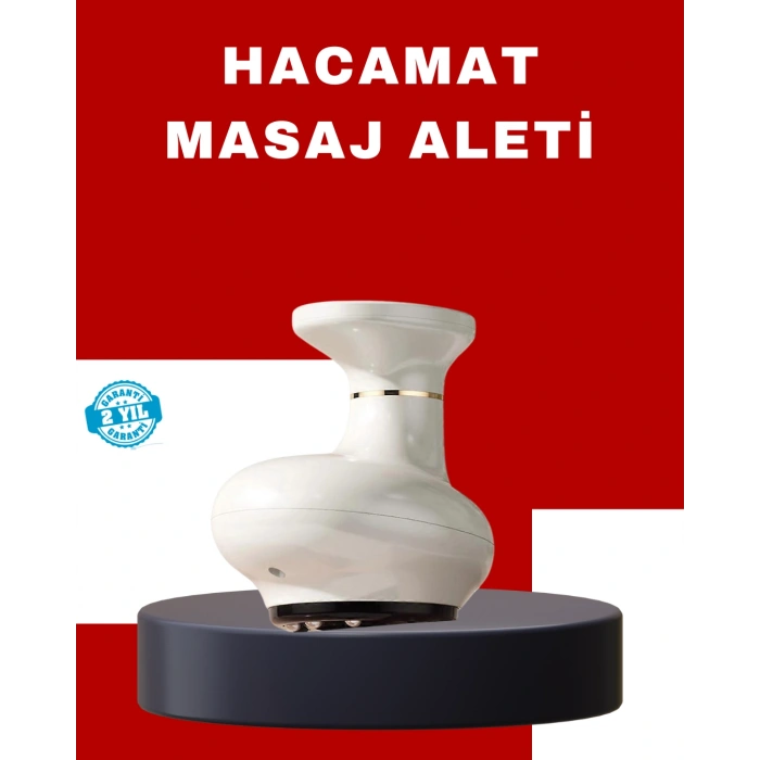 Nevamel® Taşınabilir Şarjlı Masaj Cihazı Kupa Terapisi Sıcak Masaj