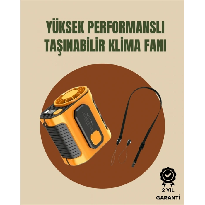 Nevamel Taşınabilir USB Şarjlı Turbo Fan – 3 Modlu Soğutma Hafif & Kompakt
