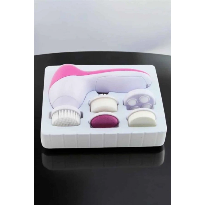 Nevamel Taşınabilir Yüz Temizleme Cihazı Masaj Peeling Temizlik 5 Başlıklı