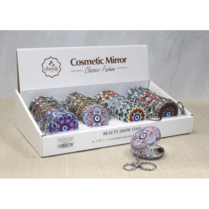 Nevamel Taşlı El Aynası Anahtarlık Model 2