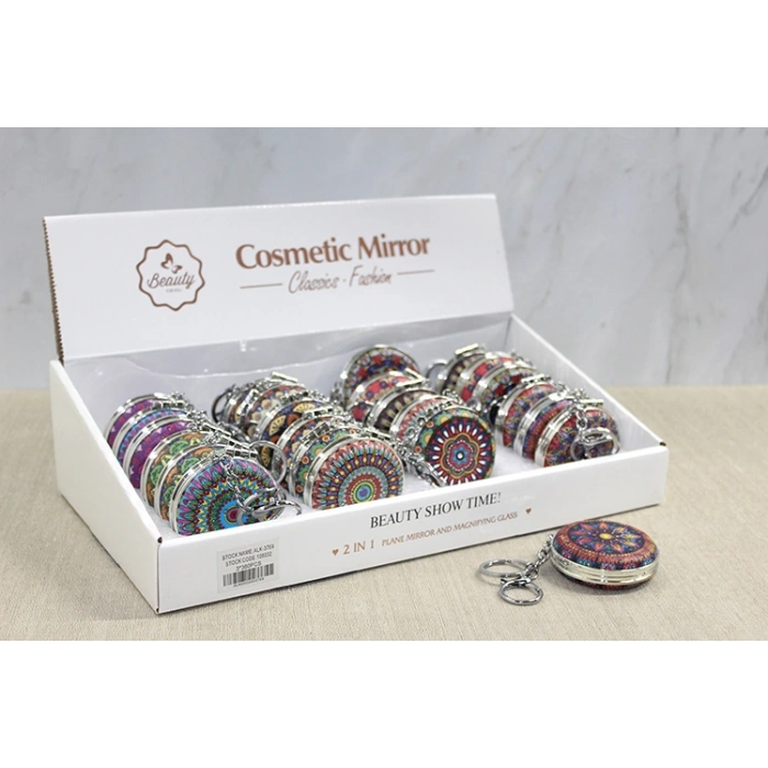 Nevamel Taşlı El Aynası Anahtarlık Model 4