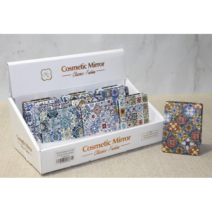 Nevamel Taşlı El Aynası Dikdörtgen İnce Model 3