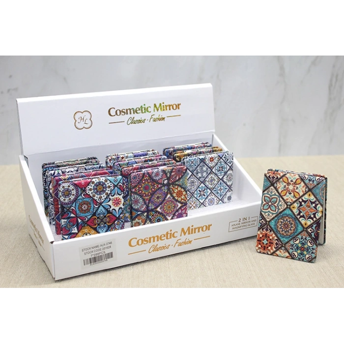 Nevamel Taşlı El Aynası Dikdörtgen İnce Model 6