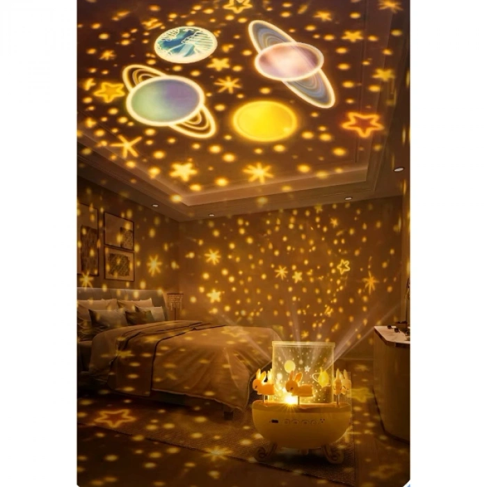 Nevamel Tavşan Atlıkarınca Multifonksiyon Projektör