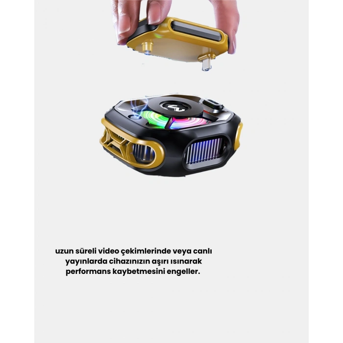 Nevamel TEC Teknolojili Telefon Soğutucu Yüksek Verimli ve Oyun Odaklı