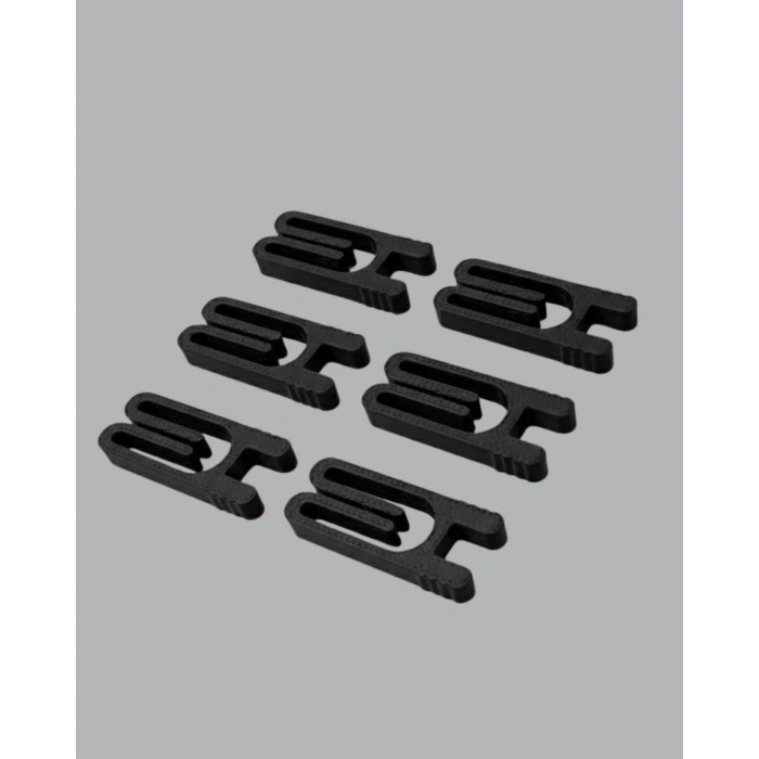 Nevamel® Tekrar Kullanılabilir Poşet Mandalı Siyah 6’lı Set