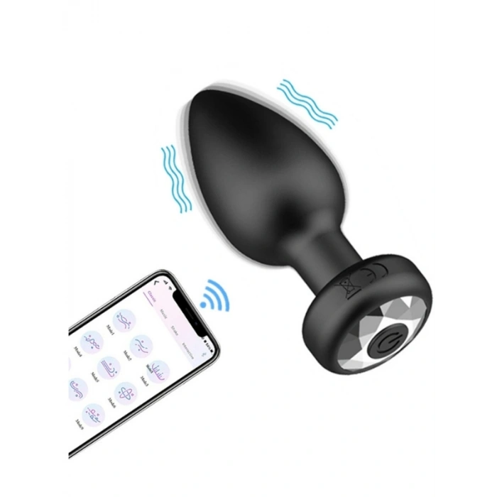 Nevamel® Telefon Kontrollü Titreşimli Anal Plug 1
