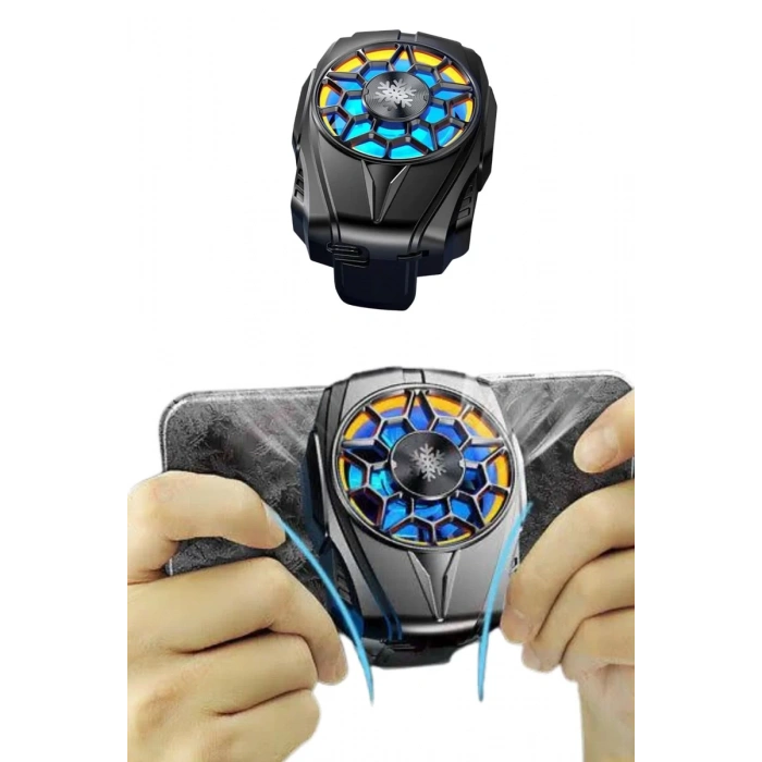 Nevamel® Telefon Soğutucu Fan Güçlü Motor Radyatör Cep Telefon Soğutma