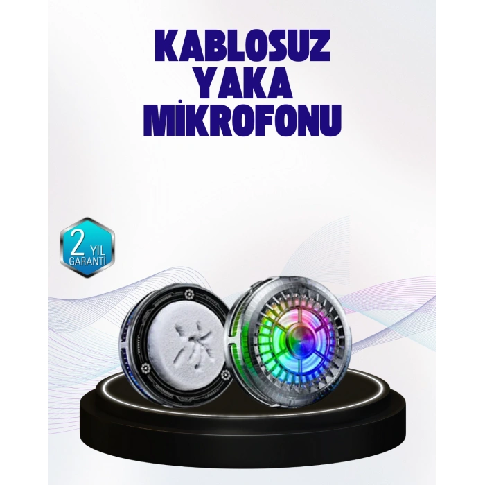 Nevamel® Telefon Soğutucu Fan RGB Işık Mobil Gaming İçin Süper Soğutma