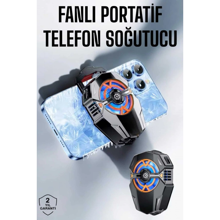Nevamel® Telefon Soğutucu Fanlı Güçlü Motor Radyotör Soğutucu
