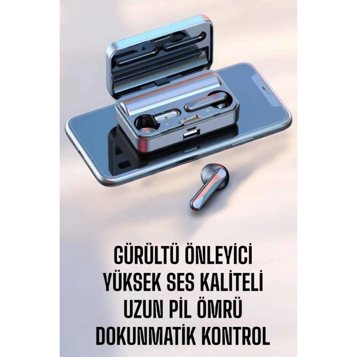 Nevamel Telefon Standlı Bluetooth Kulaklık Aynalı Yüksek Ses Kaliteli