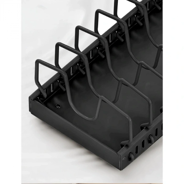 Nevamel Teleskopik Raylı Tava Tencere Organizeri