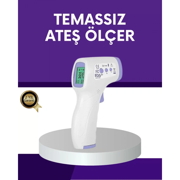 Nevamel® Temassız Ateş Ölçer Dijital Kızılötesi Termometre Hızlı Ölçüm