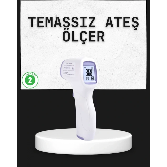 Nevamel® Temassız Termometre Hızlı Ölçüm Güvenli Dijital Ateş Ölçer