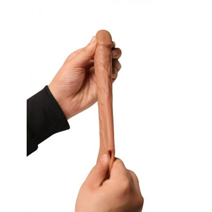 Nevamel® Testis Girişli Gerçekçi Uzatmalı Penis Kılıfı