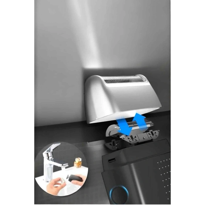 Nevamel Tıraş Makinesi Islak Ve Kuru Kullanıma Uygun Kablosuz Taşınabilir